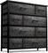 Sorbus Dresser with 8 Drawers - Storage Chest Organizer with Steel Frame, Wood Top, Handles, Fabric Bins